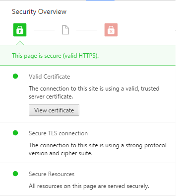 Chrome & Let's Encrypt